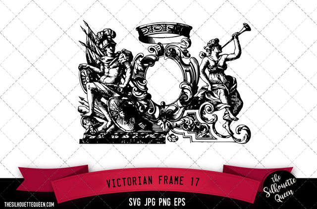 Victorian Frame (17) SVG -Vector Art Commercial & Personal Use- Cricut,Silhouette,Cameo,Vinyl Cut SVG Loveleen Kaur 