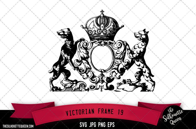 Victorian Frame (19) SVG -Vector Art Commercial & Personal Use- Cricut,Silhouette,Cameo,Vinyl Cut SVG Loveleen Kaur 