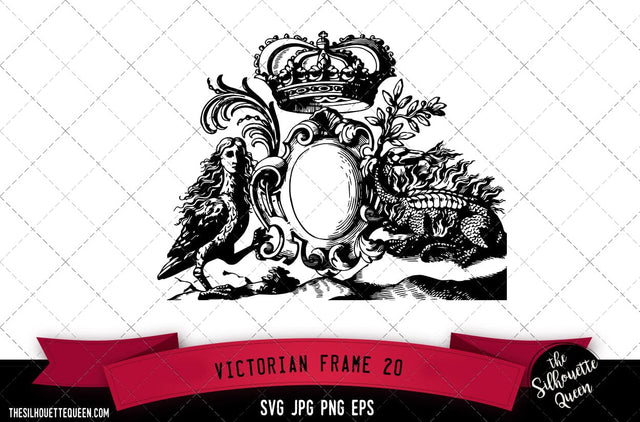 Victorian Frame (20) SVG -Vector Art Commercial & Personal Use- Cricut,Silhouette,Cameo,Vinyl Cut SVG Loveleen Kaur 