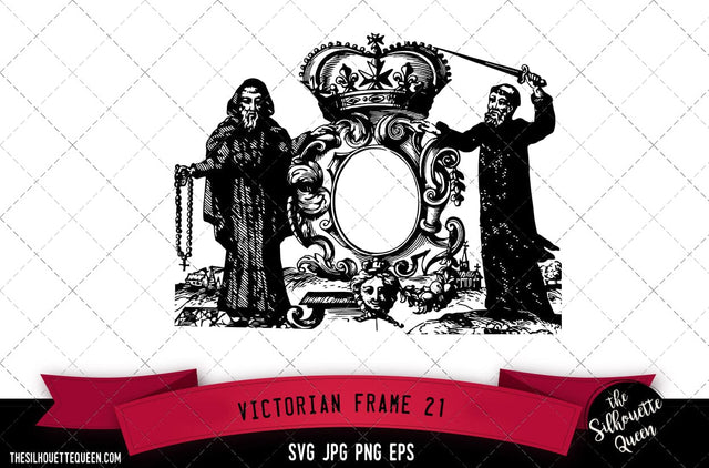 Victorian Frame (21) SVG -Vector Art Commercial & Personal Use- Cricut,Silhouette,Cameo,Vinyl Cut SVG Loveleen Kaur 