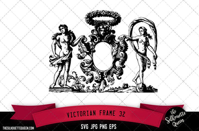 Victorian Frame (32) SVG -Vector Art Commercial & Personal Use- Cricut,Silhouette,Cameo,Vinyl Cut SVG Loveleen Kaur 