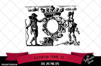 Victorian Frame (33) SVG -Vector Art Commercial & Personal Use- Cricut,Silhouette,Cameo,Vinyl Cut SVG Loveleen Kaur 