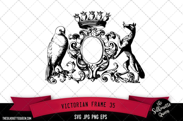 Victorian Frame (35) SVG -Vector Art Commercial & Personal Use- Cricut,Silhouette,Cameo,Vinyl Cut SVG Loveleen Kaur 
