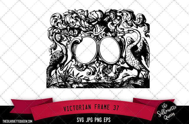Victorian Frame (37) SVG -Vector Art Commercial & Personal Use- Cricut,Silhouette,Cameo,Vinyl Cut SVG Loveleen Kaur 