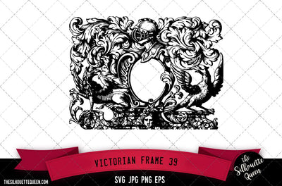 Victorian Frame (39) SVG -Vector Art Commercial & Personal Use- Cricut,Silhouette,Cameo,Vinyl Cut SVG Loveleen Kaur 
