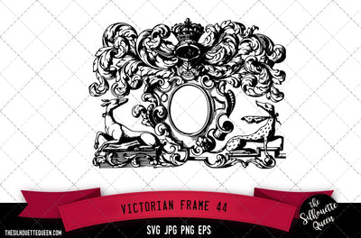 Victorian Frame (44) SVG -Vector Art Commercial & Personal Use- Cricut,Silhouette,Cameo,Vinyl Cut SVG Loveleen Kaur 
