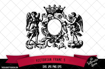 Victorian Frame (5) SVG -Vector Art Commercial & Personal Use- Cricut,Silhouette,Cameo,Vinyl Cut SVG Loveleen Kaur 