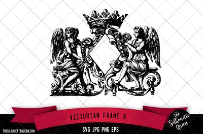 Victorian Frame (6) SVG -Vector Art Commercial & Personal Use- Cricut,Silhouette,Cameo,Vinyl Cut SVG Loveleen Kaur 