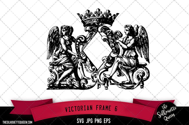 Victorian Frame (6) SVG -Vector Art Commercial & Personal Use- Cricut,Silhouette,Cameo,Vinyl Cut SVG Loveleen Kaur 