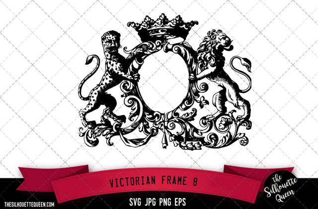 Victorian Frame (8) SVG -Vector Art Commercial & Personal Use- Cricut,Silhouette,Cameo,Vinyl Cut SVG Loveleen Kaur 