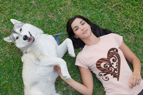 Victorian Heart layered art laser cut files SVG Angel on Empire 