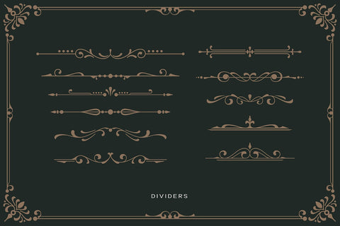 Victorian Ornament Vectors Vol. IV SVG Arterfak Project 