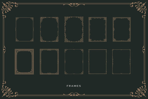 Victorian Ornament Vectors Vol. IV SVG Arterfak Project 