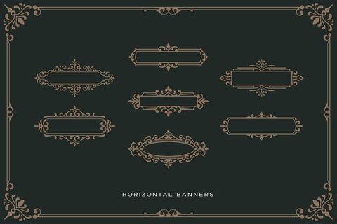 Victorian Ornament Vectors Vol. IV SVG Arterfak Project 