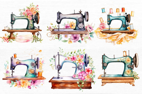 Victorian Sewing Collection Clipart Sublimation Regulrcrative 