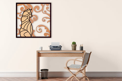 Victorian Swirls laser cut files, Round and Square SVG Angel on Empire 