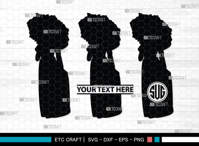 Victorian Woman Monogram, Victorian Woman Silhouette, Victorian Woman SVG, Victorian Lady Svg, Victorian Svg, SB00414 SVG ETC Craft 