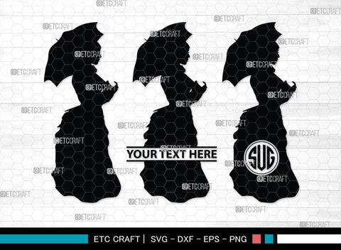 Victorian Woman Monogram, Victorian Woman Silhouette, Victorian Woman SVG, Victorian Lady Svg, Victorian Svg, SB00414 SVG ETC Craft 