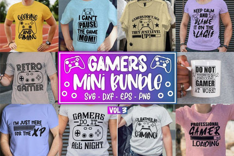 Video Game Bundle SVG Gaming Bundle Gamer SVG Bundle Vol 3 SVG Whistlepig Designs 