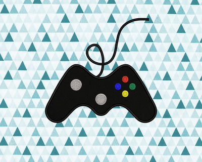 Video Game Controller Applique Embroidery Embroidery/Applique Designed by Geeks 