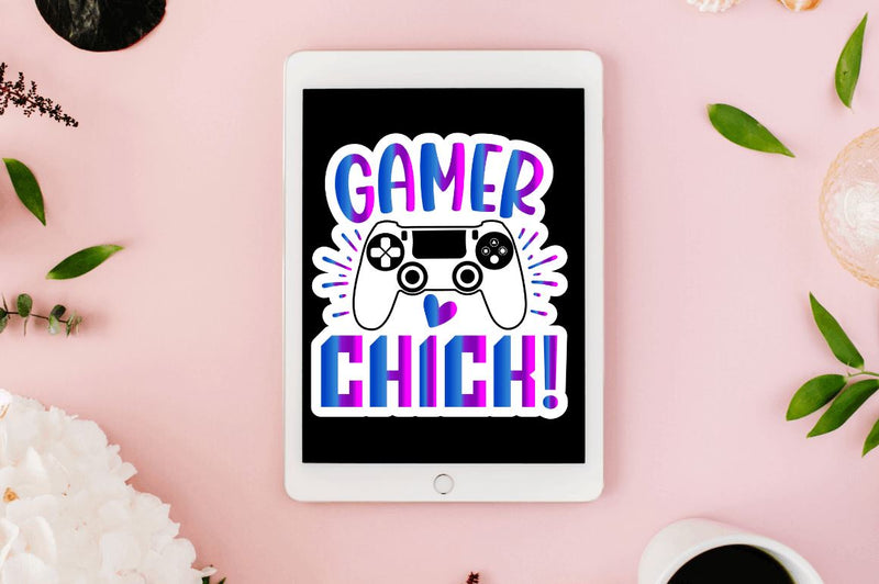 Video Game Printable Stickers PNG Bundle - So Fontsy