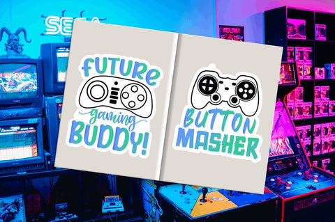 Video Game Printable Sublimation Sticker Bundle Sublimation Regulrcrative 