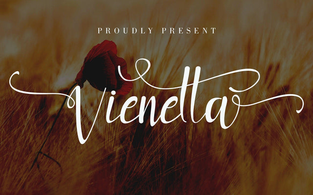 Vienetta Font Prasetya Letter 