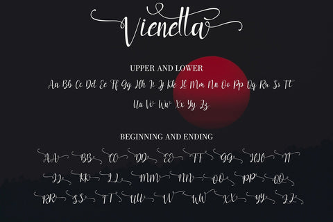 Vienetta Font Prasetya Letter 