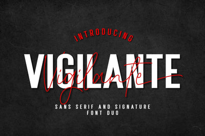 Vigilante Font Madatype Studio 