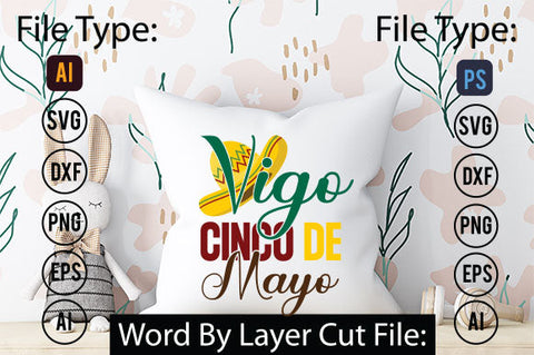 Vigo Cinco De Mayo SVG Cut File SVGs,quotes-and-sayings,food-drink mini-bundles,print-cut,on-sale Clipart Clip Art Sublimation or Vinyl Shirt Design SVG DesignPlante 503 