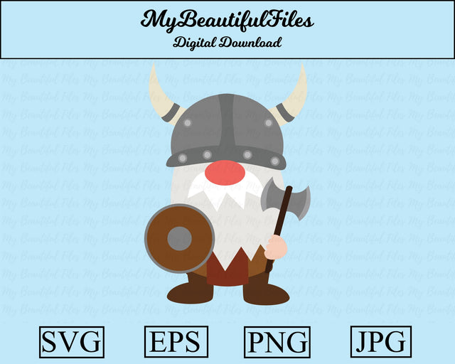 viking gnome SVG MyBeautifulFiles 