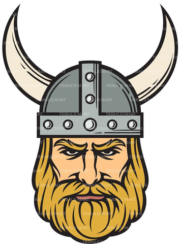 Viking head SVG TribaliumArtSF 