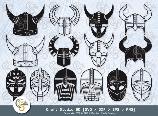 Viking Helmet Silhouette, Viking Helmet SVG, Viking Svg, Horns Svg, Horned Helmet Svg, Helmet Svg, Viking Helmet Bundle SVG ETC Craft 