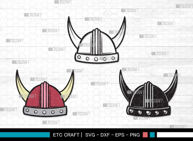 Viking Helmet SVG Cut File | Helmet With Horns Svg | Helmet Svg | Horned Helmet Svg | Viking Helmet Clipart SVG ETC Craft 