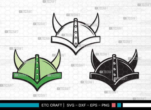 Viking Helmet SVG Cut File | Helmet With Horns Svg | Helmet Svg | Horned Helmet Svg | Viking Helmet Clipart SVG ETC Craft 