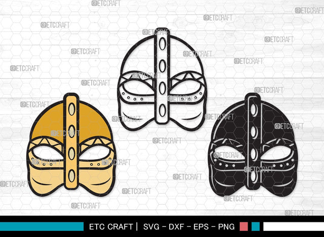 Viking Helmet SVG Cut File | Helmet With Horns Svg | Helmet Svg | Horned Helmet Svg | Viking Helmet Clipart SVG ETC Craft 