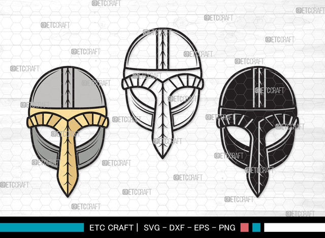 Viking Helmet SVG Cut File | Helmet With Horns Svg | Helmet Svg | Horned Helmet Svg | Viking Helmet Clipart SVG ETC Craft 