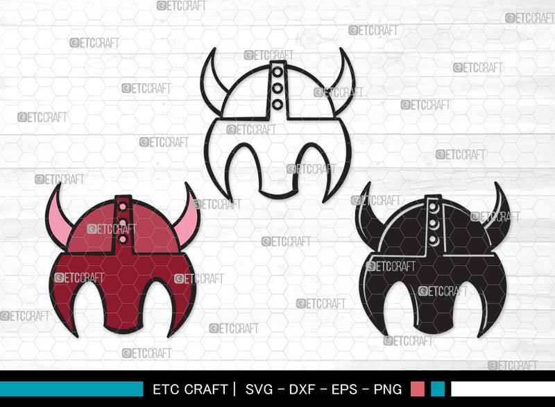 Viking Helmet Svg Cut File Helmet With Horns Svg Helmet Svg