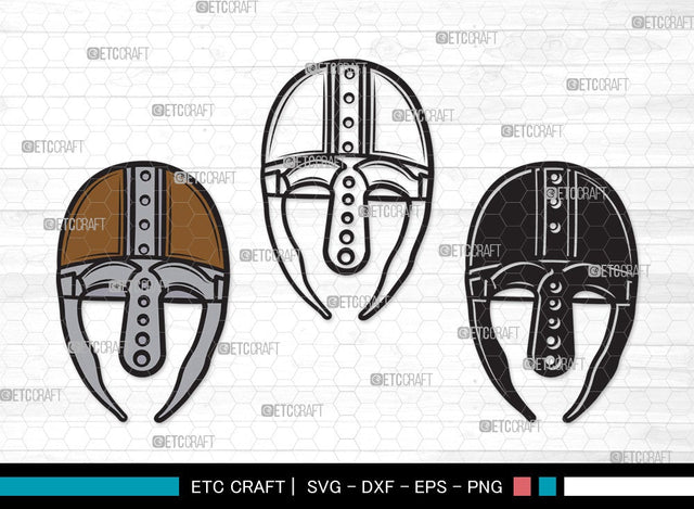Viking Helmet SVG Cut File | Helmet With Horns Svg | Helmet Svg | Horned Helmet Svg | Viking Helmet Clipart SVG ETC Craft 