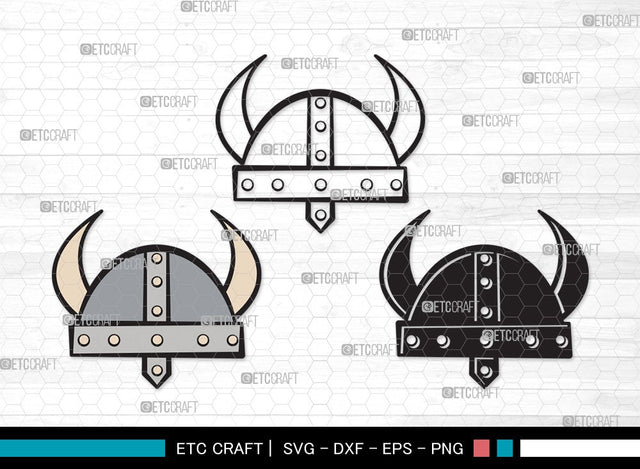 Viking Helmet SVG Cut File | Helmet With Horns Svg | Helmet Svg | Horned Helmet Svg | Viking Helmet Clipart SVG ETC Craft 