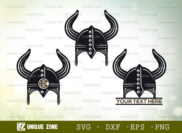 Viking Helmet SVG Monogram, Helmet Svg, Helmet With Horns Svg, Viking Horns Svg, Horned Helmet Svg, Helmet Horns Svg, Nordic Vikings Svg, SVG Unique Zone 