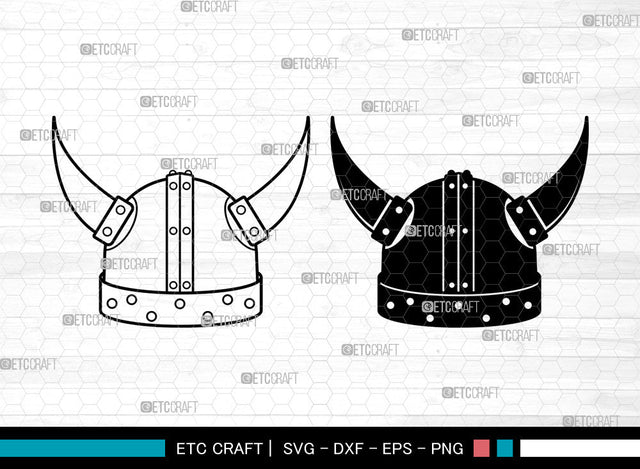 Viking Helmet SVG, Viking Svg, Horns Svg, Horned Helmet Svg, Helmet Svg, Viking Helmet SVG ETC Craft 
