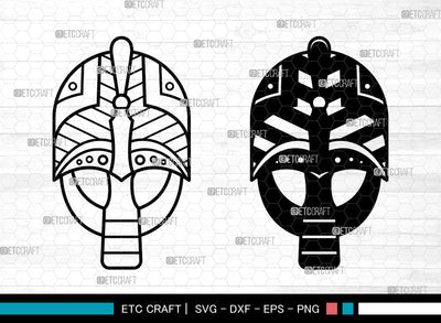 Viking Helmet SVG, Viking Svg, Horns Svg, Horned Helmet Svg, Helmet Svg, Viking Helmet SVG ETC Craft 