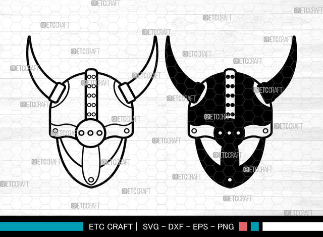 Viking Helmet SVG, Viking Svg, Horns Svg, Horned Helmet Svg, Helmet Svg, Viking Helmet SVG ETC Craft 