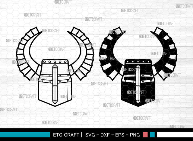 Viking Helmet SVG, Viking Svg, Horns Svg, Horned Helmet Svg, Helmet Svg, Viking Helmet SVG ETC Craft 
