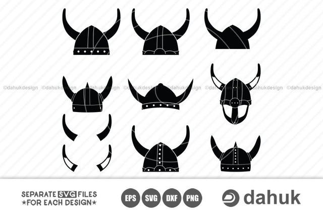Viking helmet svg,helmet svg,helmet clipart,helmet silhouette,helmet cricut,cut files,helmet clip art,silhouette cricut cut files SVG dahukdesign 