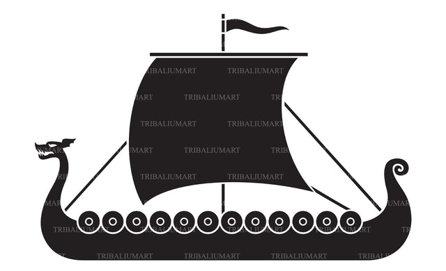 Viking ship SVG TribaliumArtSF 