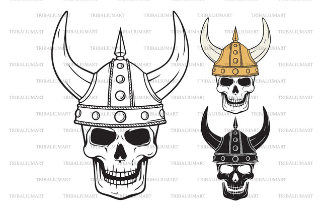 Viking skull SVG TribaliumArtSF 