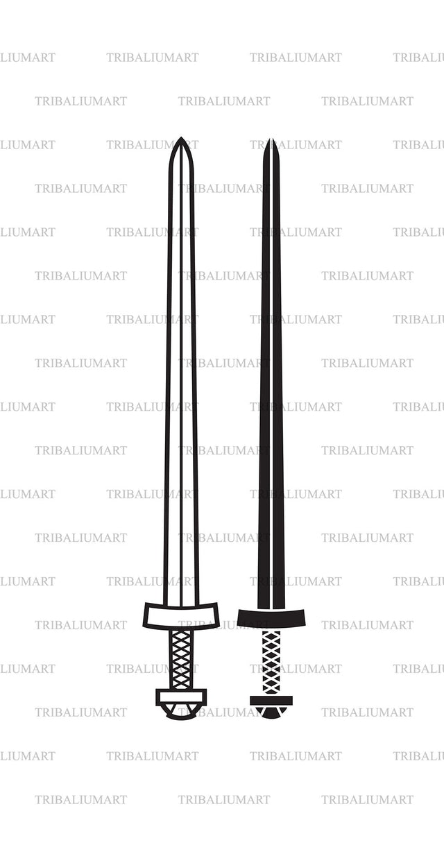 Viking sword SVG TribaliumArtSF 