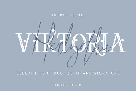 Viktoria - Elegant Font Duo Font Mozzatype 